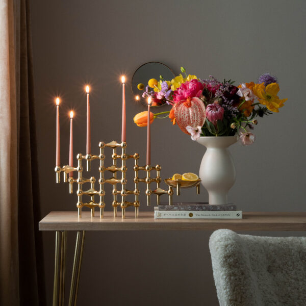 CANDLE HOLDER - Solid Brass