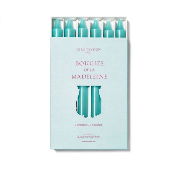 MADELEINE Taper Candle - AQUA