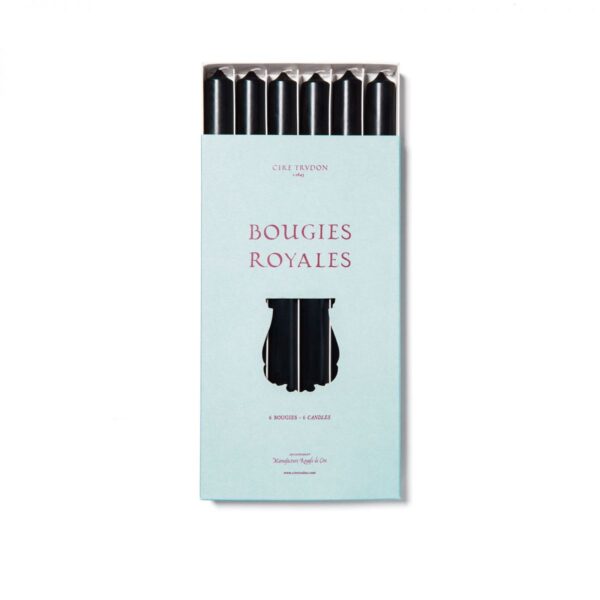 ROYALE Taper Candle - BLACK