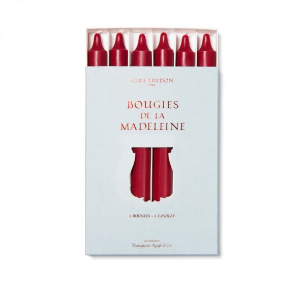 MADELEINE Taper Candle - BORDEAUX