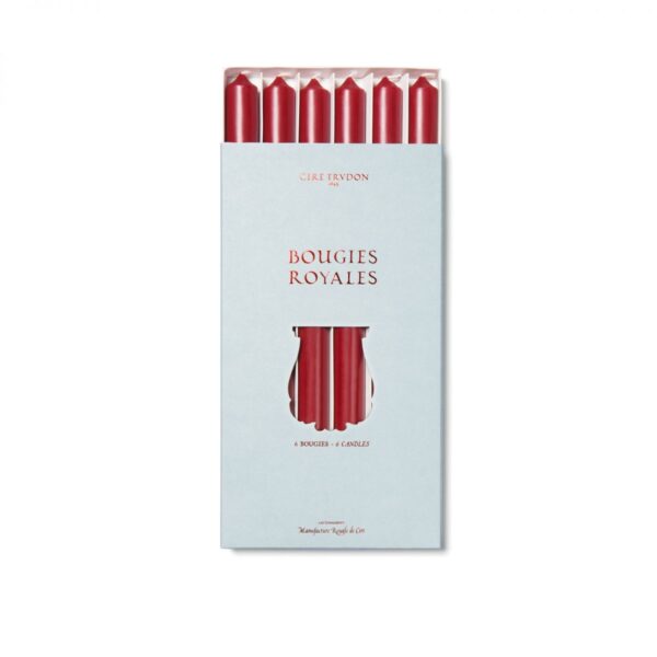 ROYALE Taper Candle - BORDEAUX