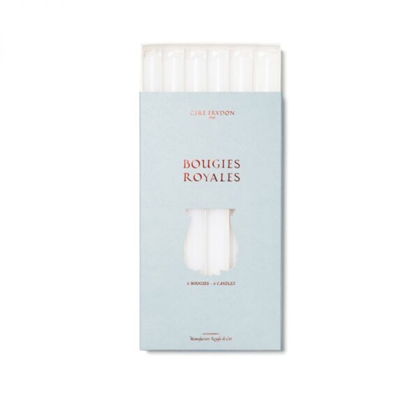 ROYALE Taper Candle - WHITE