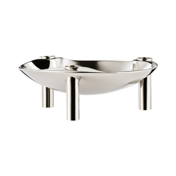 CANDLE BOWL - Chrome