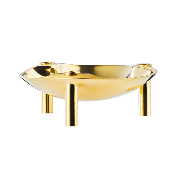 CANDLE BOWL - Brass