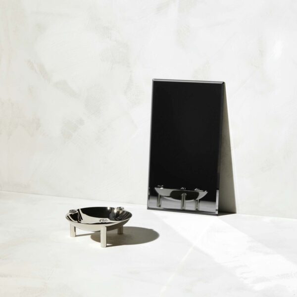 CANDLE BOWL - Chrome