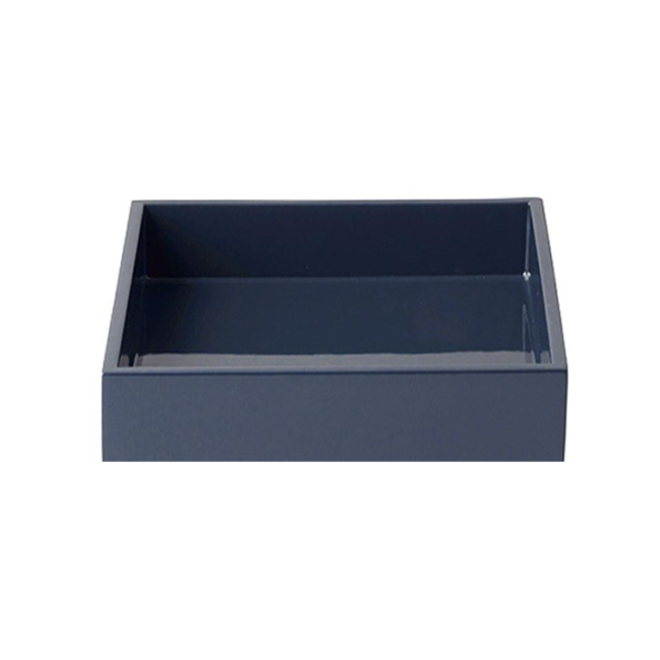 LUX LACQUER TRAY S - Navy Blue