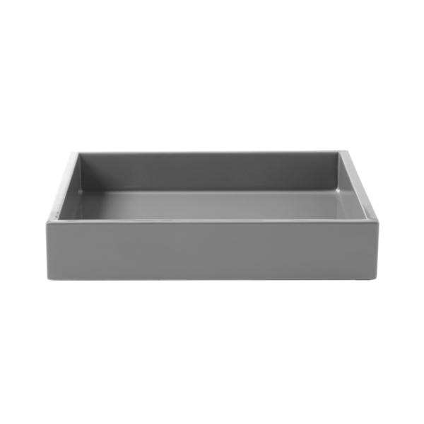 LUX LACQUER TRAY S - Antracit
