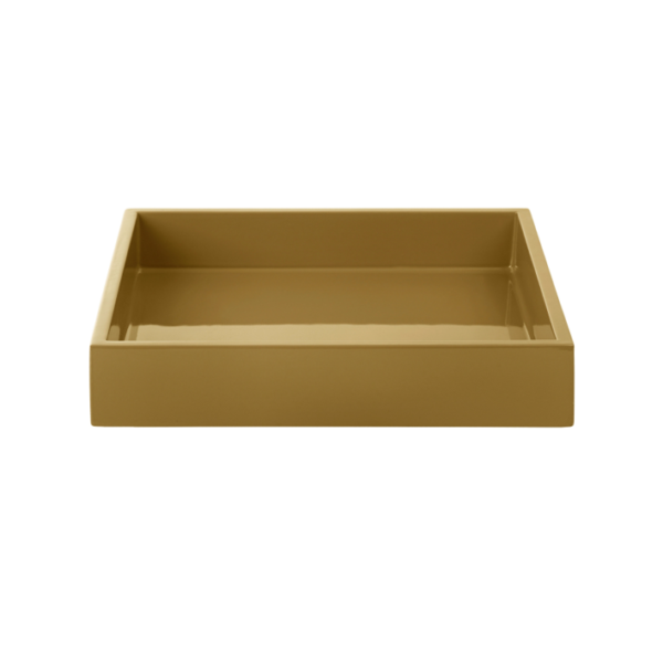 LUX LACQUER TRAY S - Mustard
