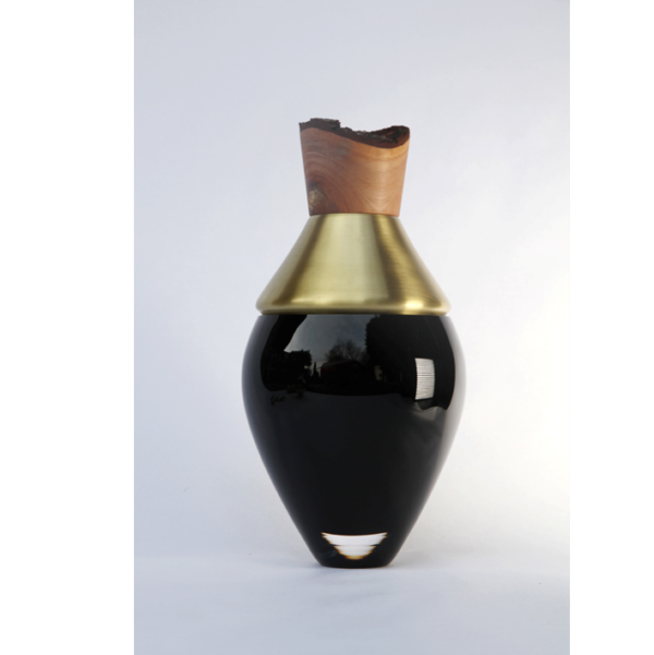 INDIA Stacking Vessel S - Black Brass