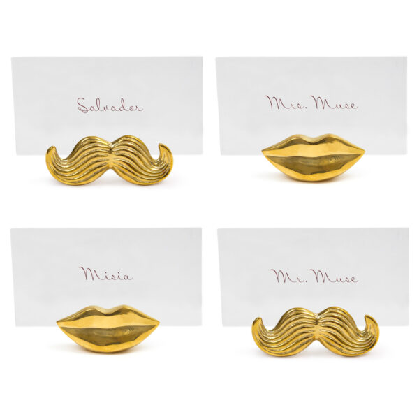 CARD HOLDER SET - Brass