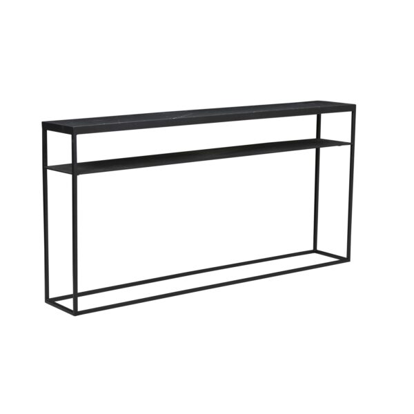Elle Slim Console-Bk/MattBk