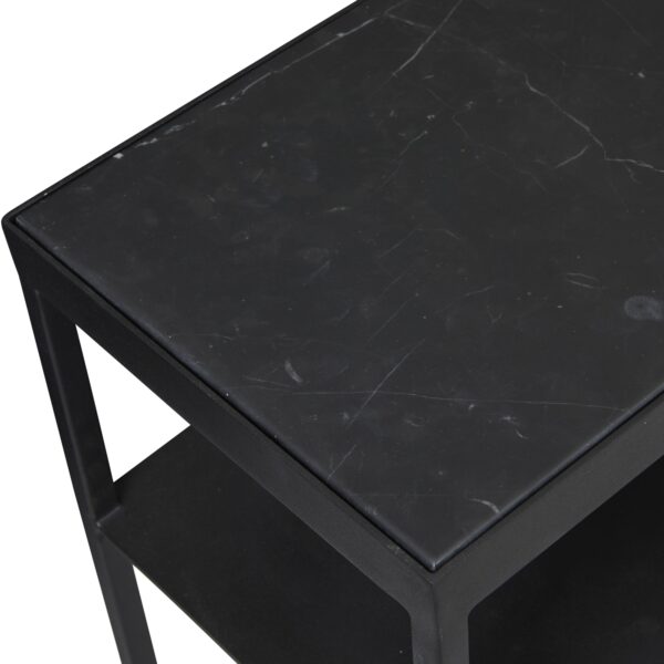Elle Slim Console-Bk/MattBk