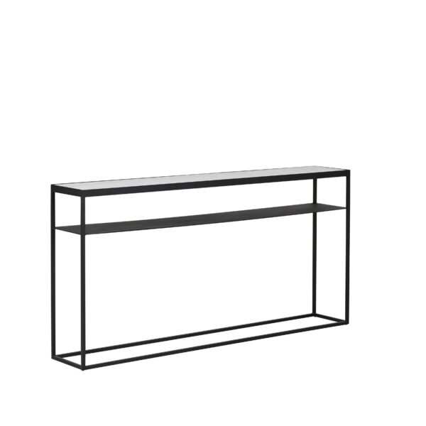 Elle Slim Console-Bk/MattWhite