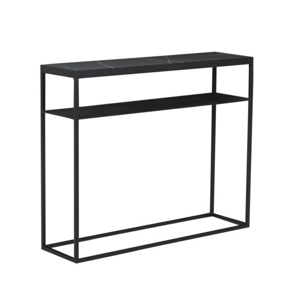 Elle Slim Console-Bk/MattBk