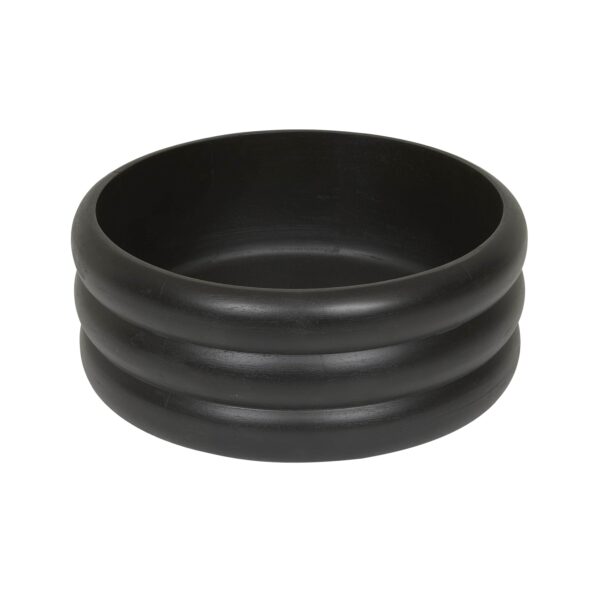 Ridge Acacia Bowl - Black