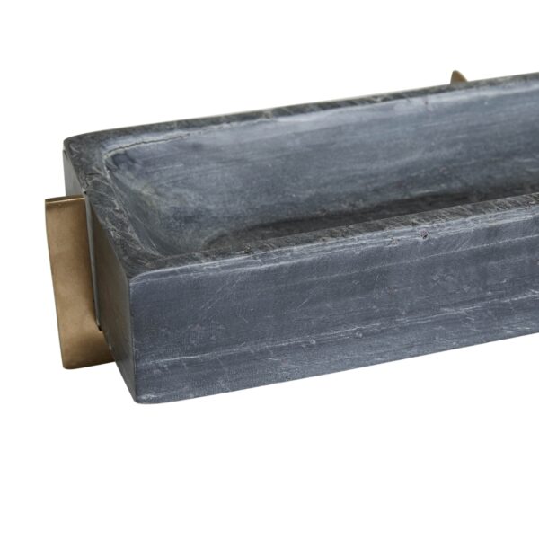 Ridge Rect Bowl-Smoke Slate/Br