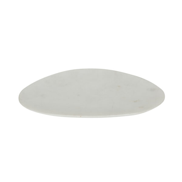 Ridge Marb Organic Plat Sm-Wh
