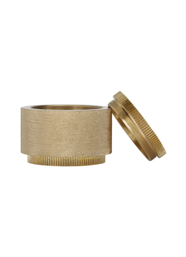 COG CONTAINER LARGE BRASS