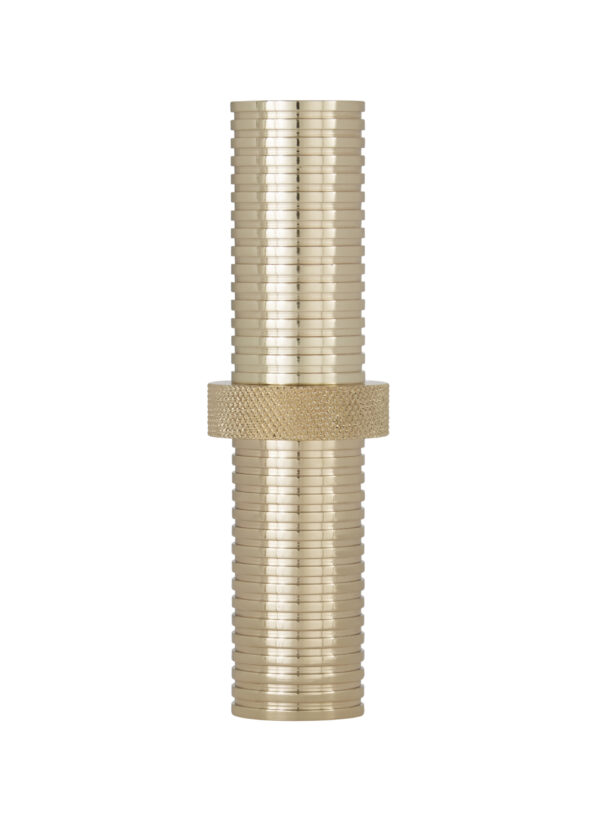 COG CONTAINER TALL BRASS