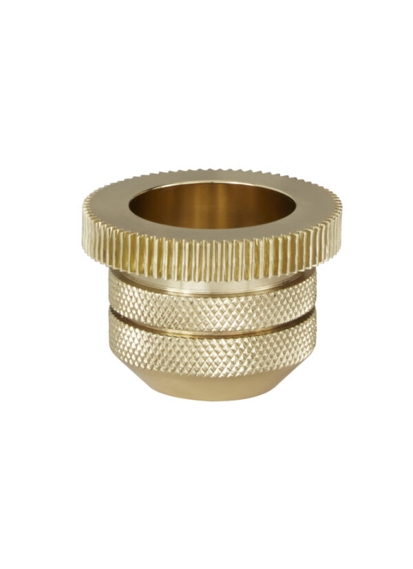 COG CYLINDER TEA LIGHT HOLDER