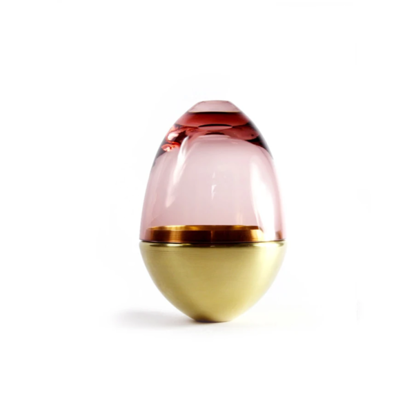 Faberge Egg Red Brass