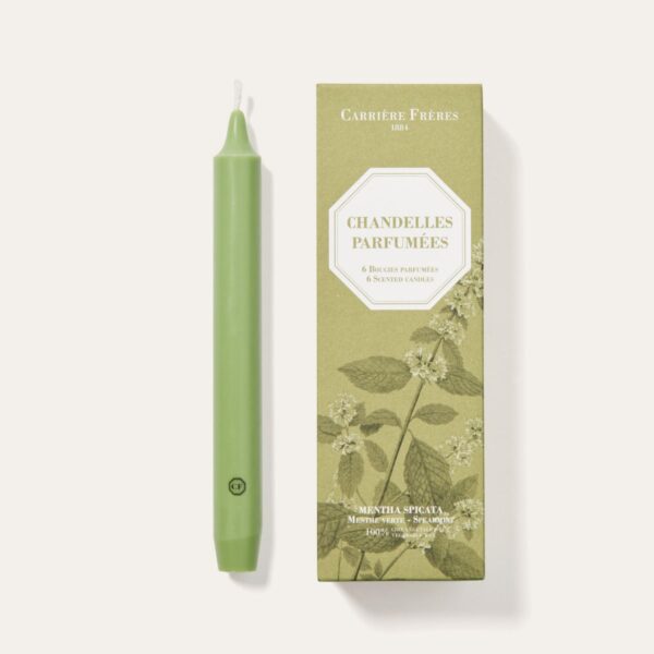 Chandelles Parfumées Menthe Verte